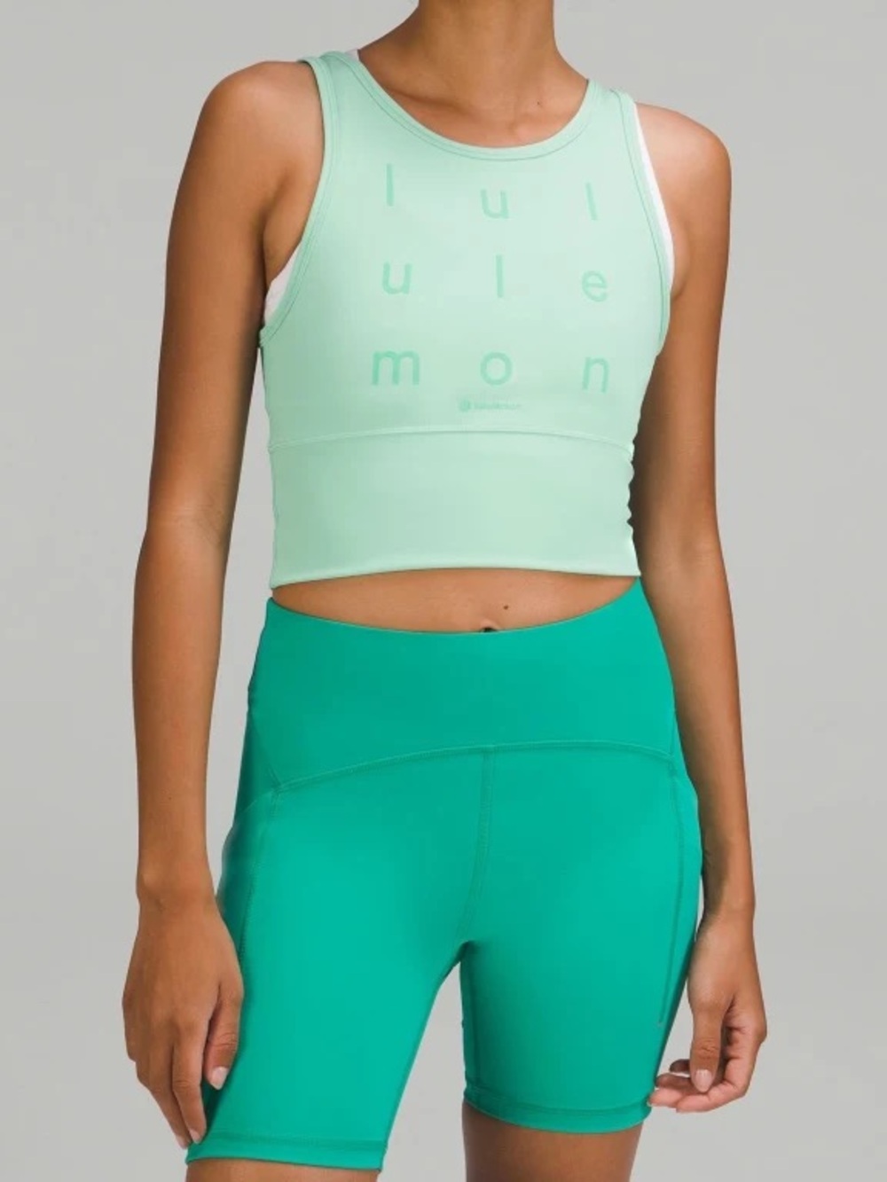 Lululemon Power Pivot Everlux Tank Top Motif Size 4